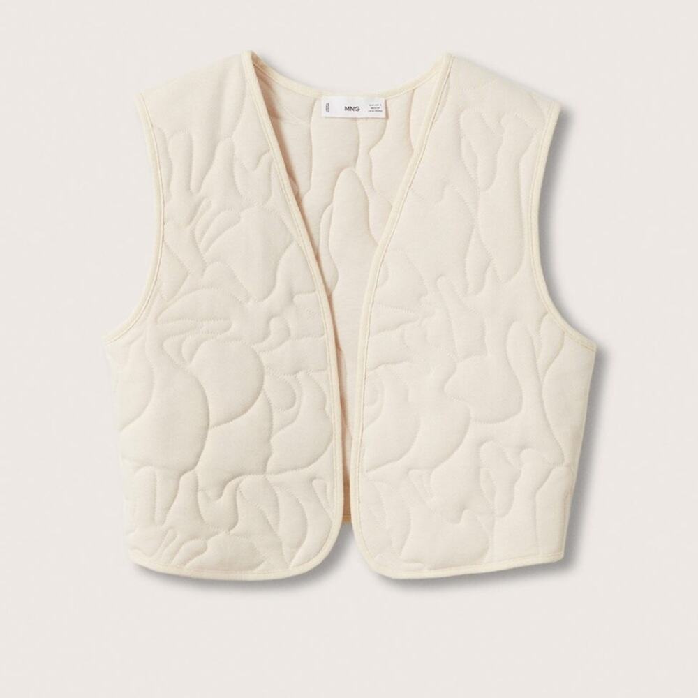 Mango Cotton Vest, size L